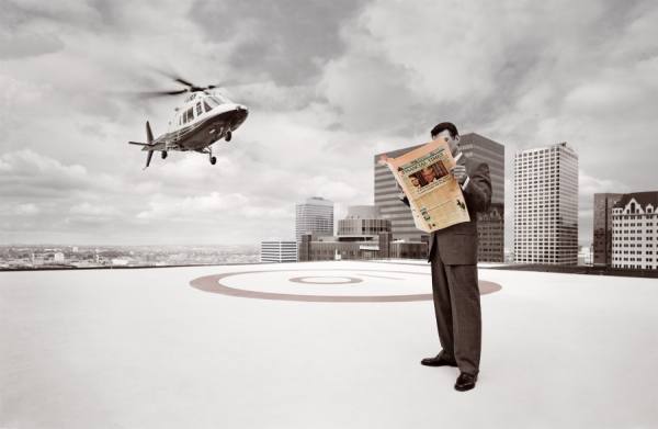 Photograph Chris Frazer Smith Helipad on One Eyeland